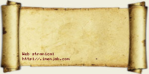 Jovana Rakić vizit kartica